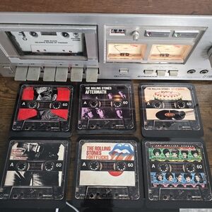 The Rolling Stones Drink Coasters -Set of 6-